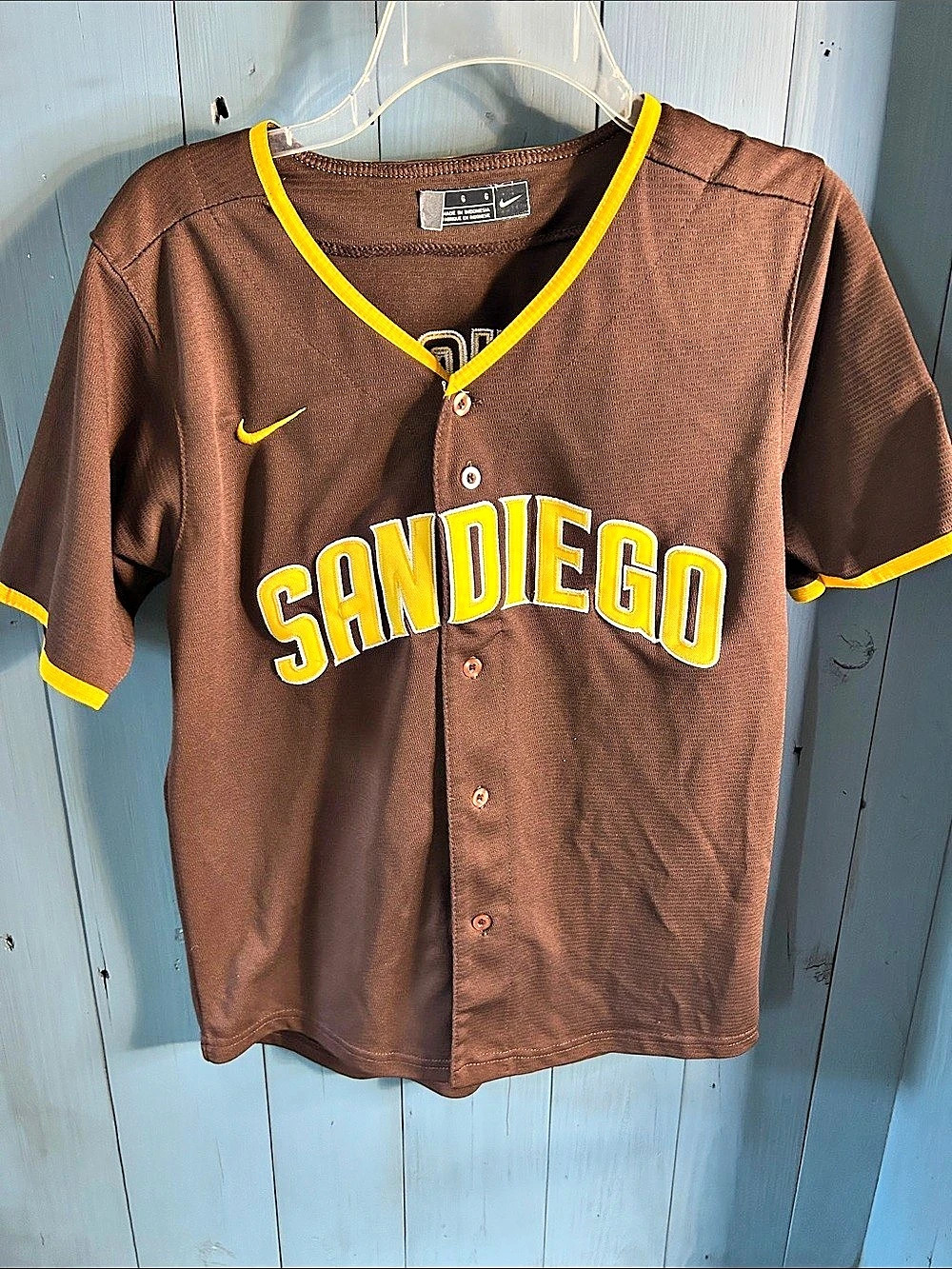 Nike San Diego Padres Fernando Tatis Jr. Baseball Jersey - Brown & Yellow